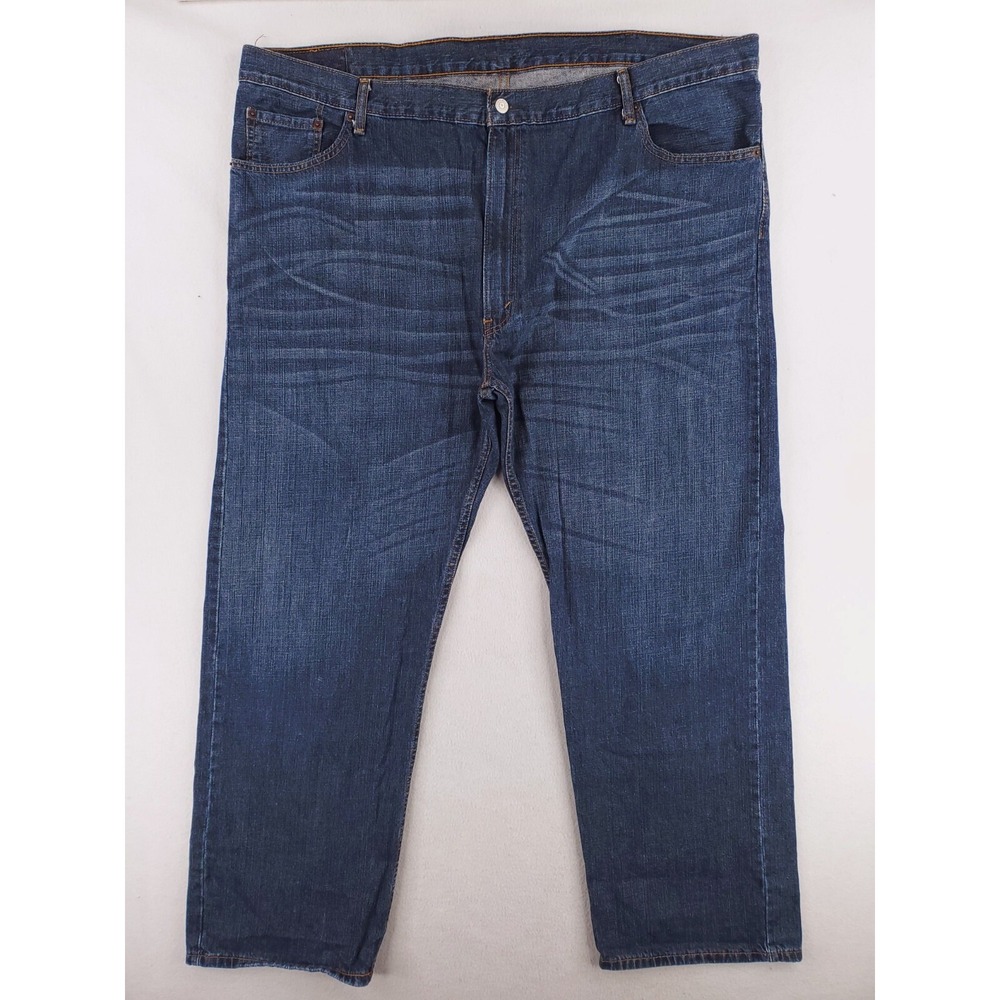 Levis 559 Jeans Mens 48x32* Relaxed Straight Pants Dark Wash Heavy Denim Red Tab
